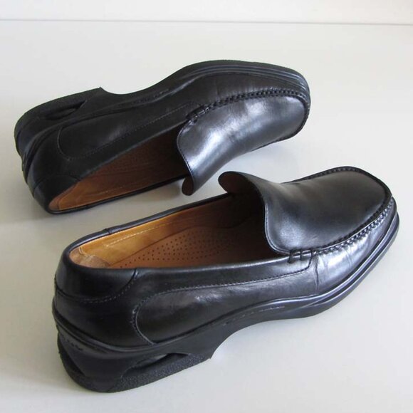 new COLE HAAN NIKE AIR Santa Barbara black loafers 11 W - Picture 4 of 8